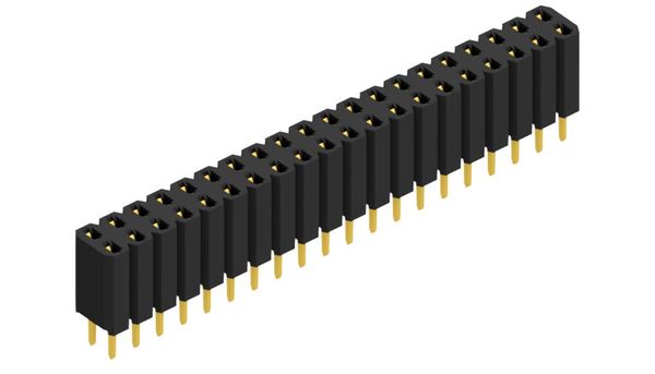 Fischer Elektronik BL Series Straight Through Hole PCB Connector, 10 Contact(s), 2.54 mm Pitch, 2 Row, Shrouded