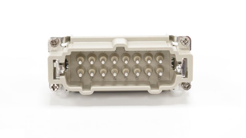 RS PRO Heavy Duty Power Connector Insert, 16A, Male, 16 Contacts