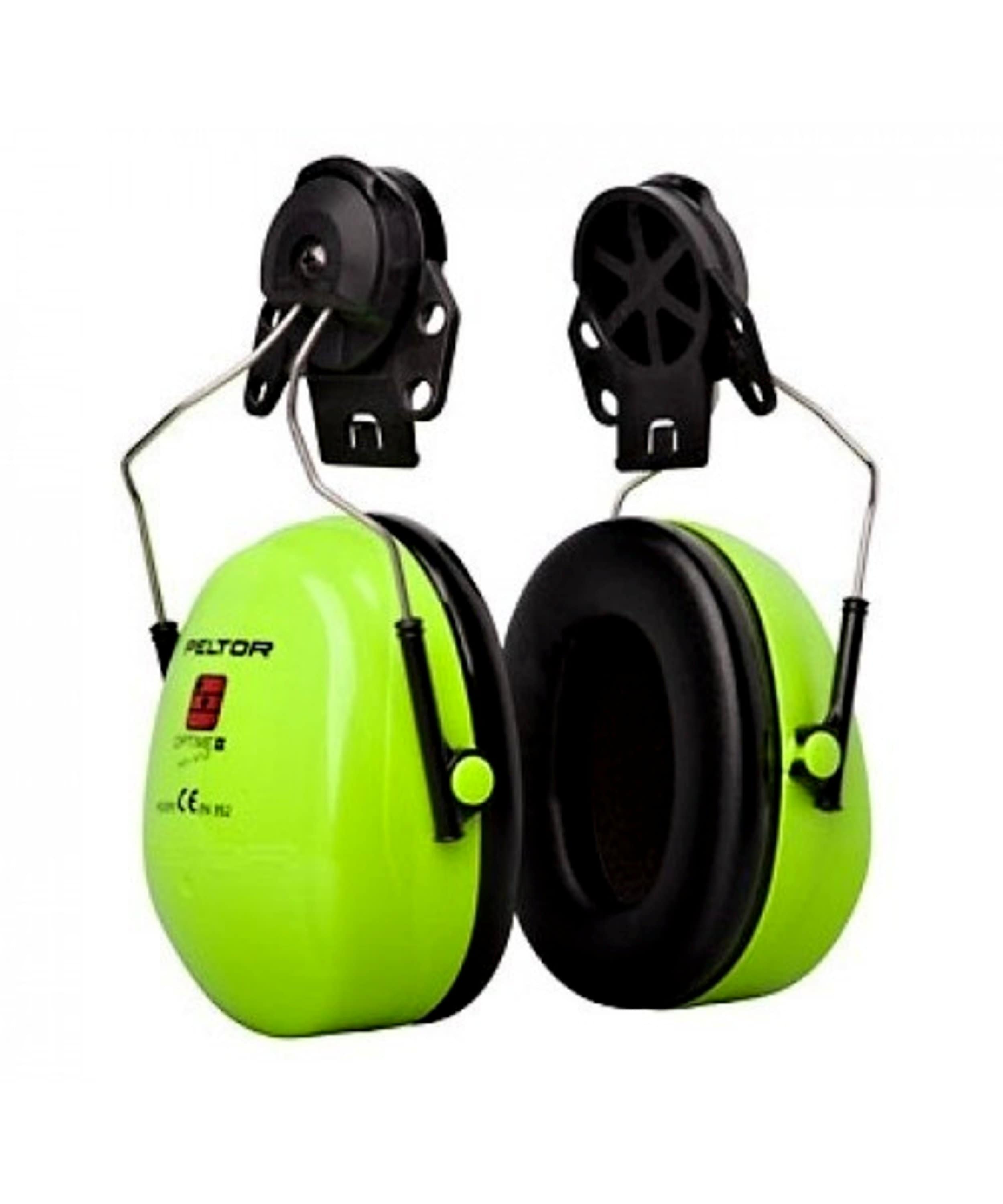 3M 7100095550 Wireless Listen Only Ear Defender with Helmet Attachment, 32dB, Green, Noise Cancelling Microphone