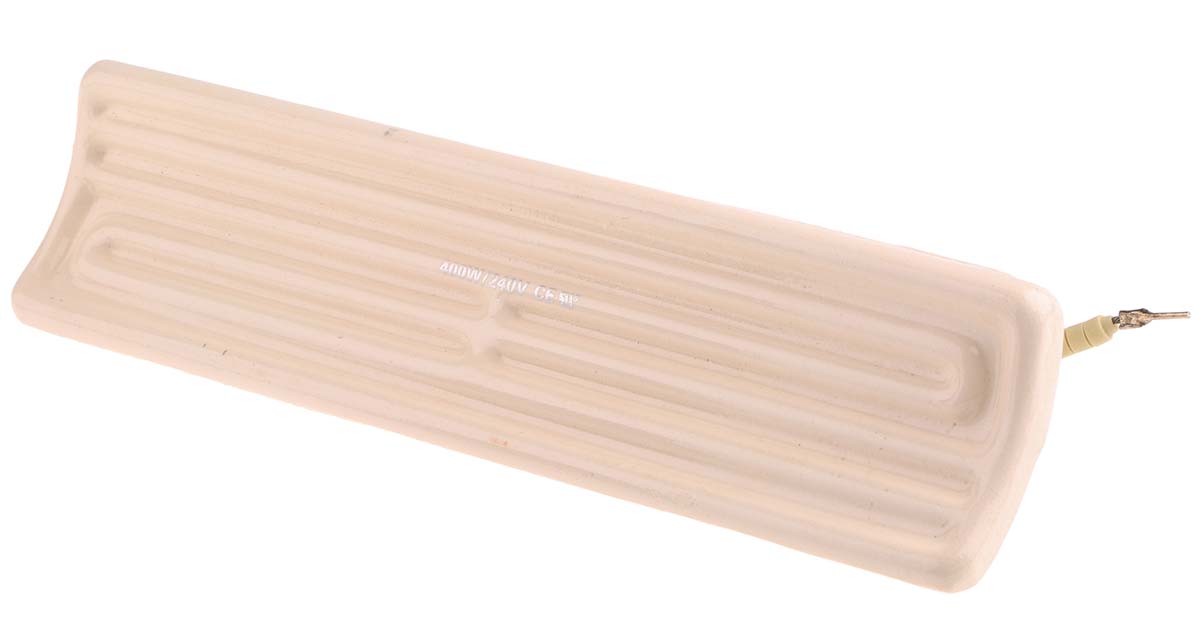 RS PRO Ceramic Heating Element, 245mm, 400 W, 230 V ac