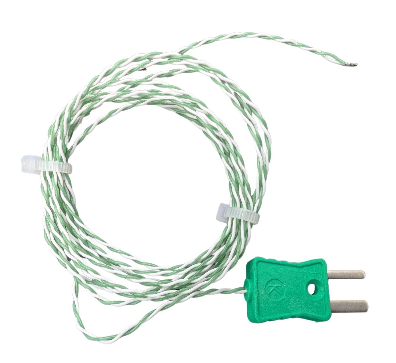 CorregeE250 Type K Thermocouple 2m Length, 0.2mm Diameter, 0°C → +200°C