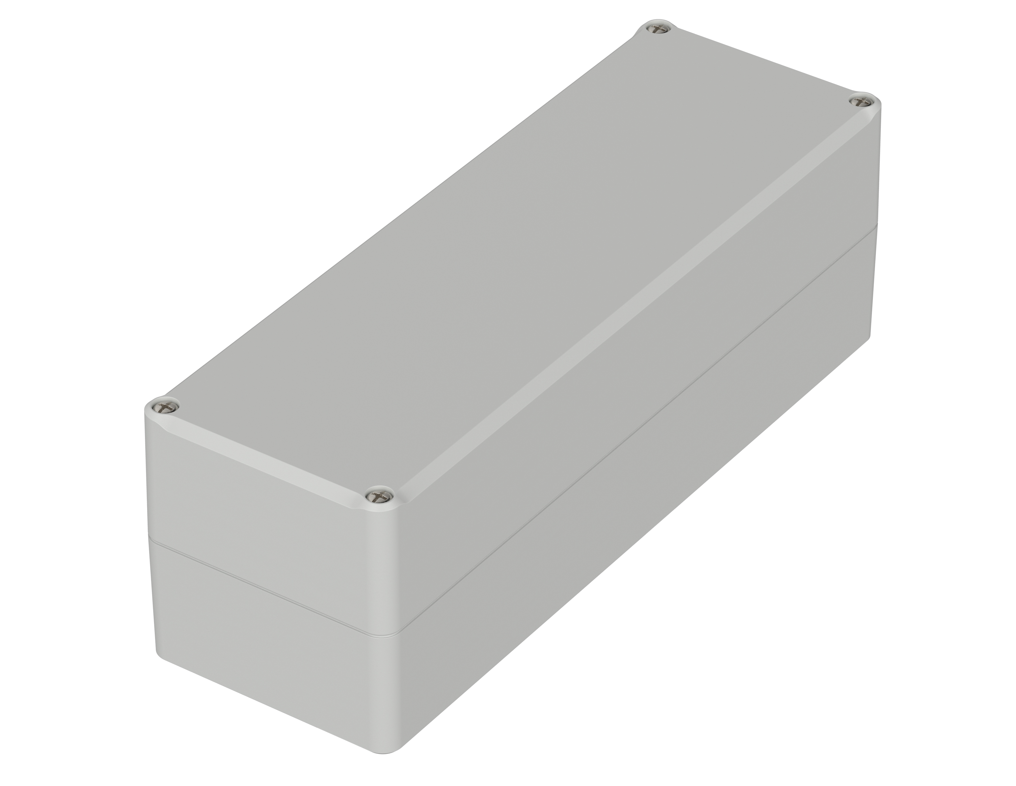 Bopla Euromas II Series Light Grey Polycarbonate General Purpose Enclosure, IP65, Light Grey Lid, 240 x 80 x 80mm
