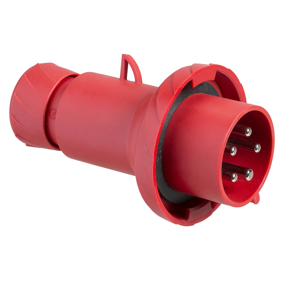 Schneider Electric, PratiKa IP67 Red Cable Mount 3P + N + E Industrial Power Plug, Rated At 16A, 415 V