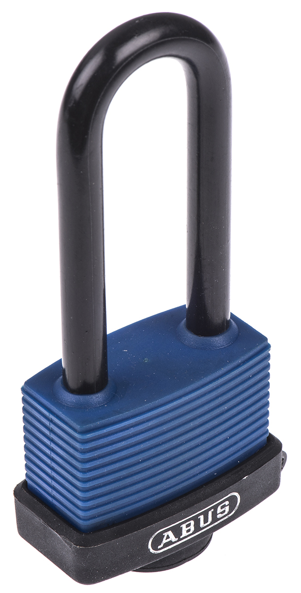 ABUS Key Weatherproof Brass, Stainless Steel Weatherproof Padlock, 8mm Shackle, 53mm Body