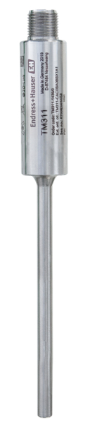 Endress+Hauser PT100 Temperature Sensor, 3mm Dia, 85mm Long, 4 Wire, G 1/2, G 1/4, M20, NPT 1/2, Class A +200°C Max