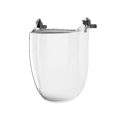 JSP Clear PC Visor with Brow Guard , Resistant To Flying Particles