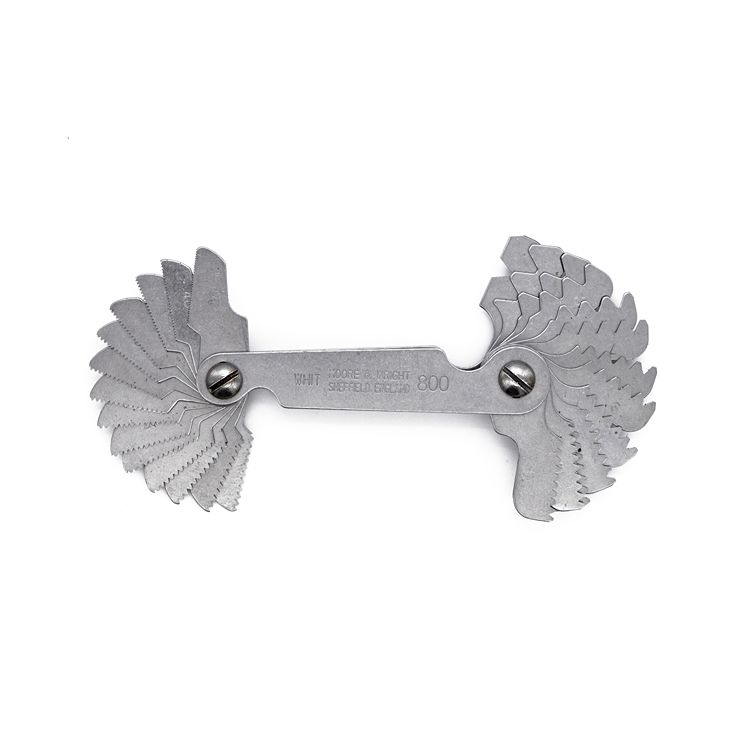 Moore & Wright, 28 Blades Thread Pitch Gauge, Whitworth thread type