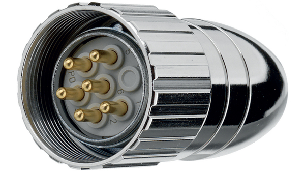 binder Industrial Circular Connector, 19 Contacts, Cable, M23 Connector, Plug, Male, IP67, 623 Series