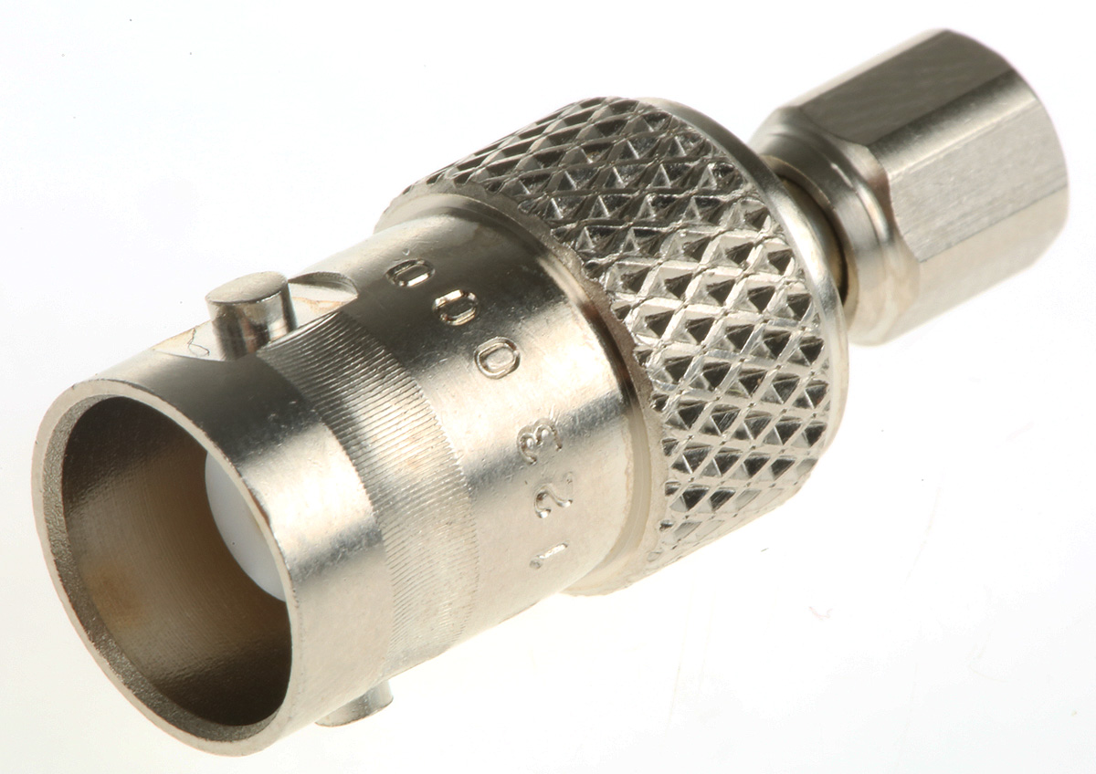 Radiall Straight 50Ω RF Adapter SMC Socket to BNC Socket 4GHz