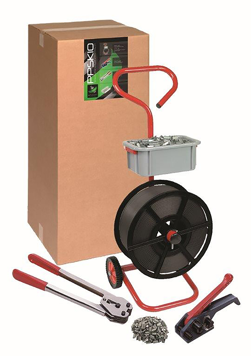 RS PRO Black Strapping Kit, 1500m Length, 12mm Width