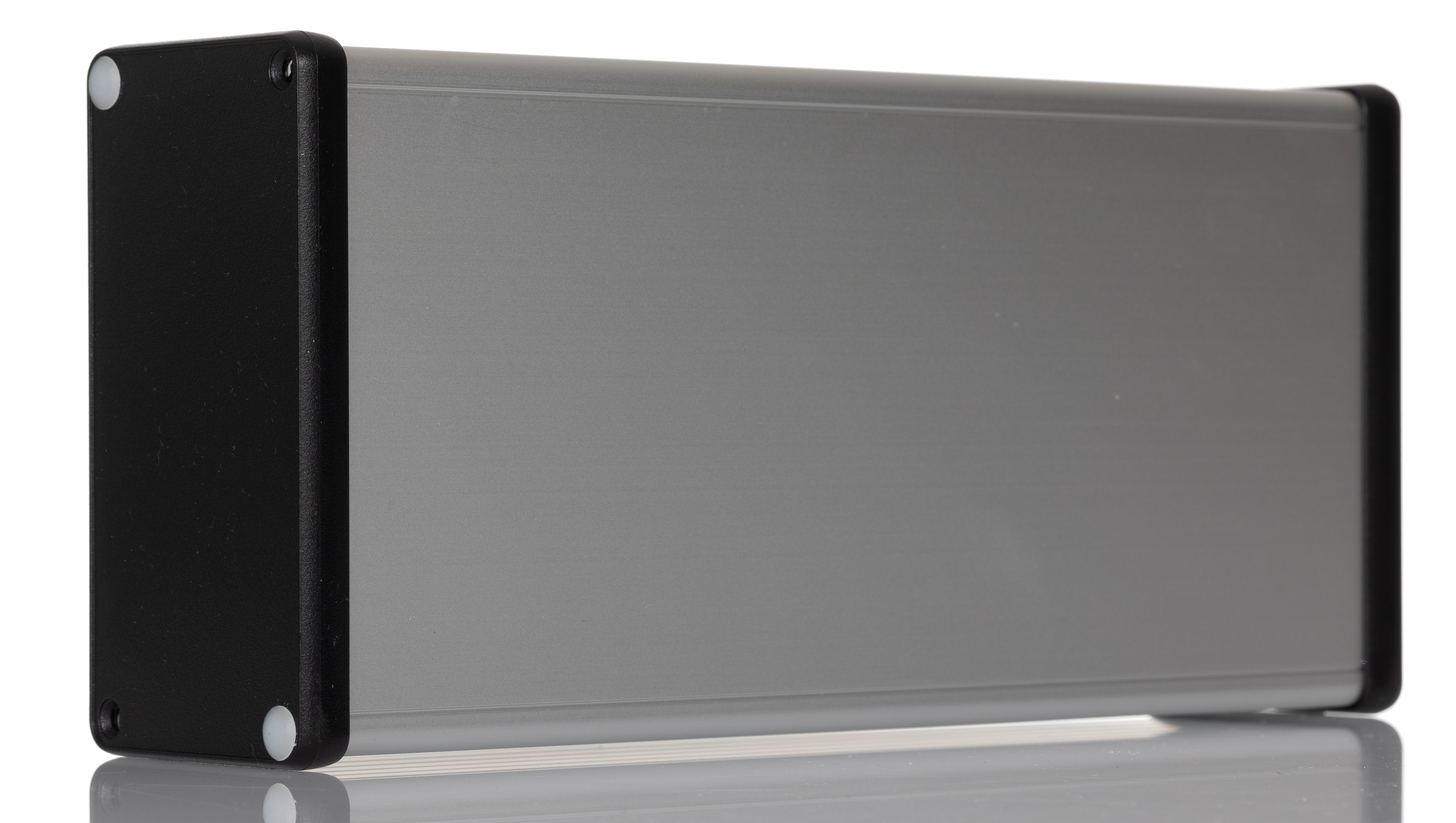 Hammond 1455 Series Clear Anodised Extruded Aluminium Enclosure, IP54, 220 x 103 x 53mm