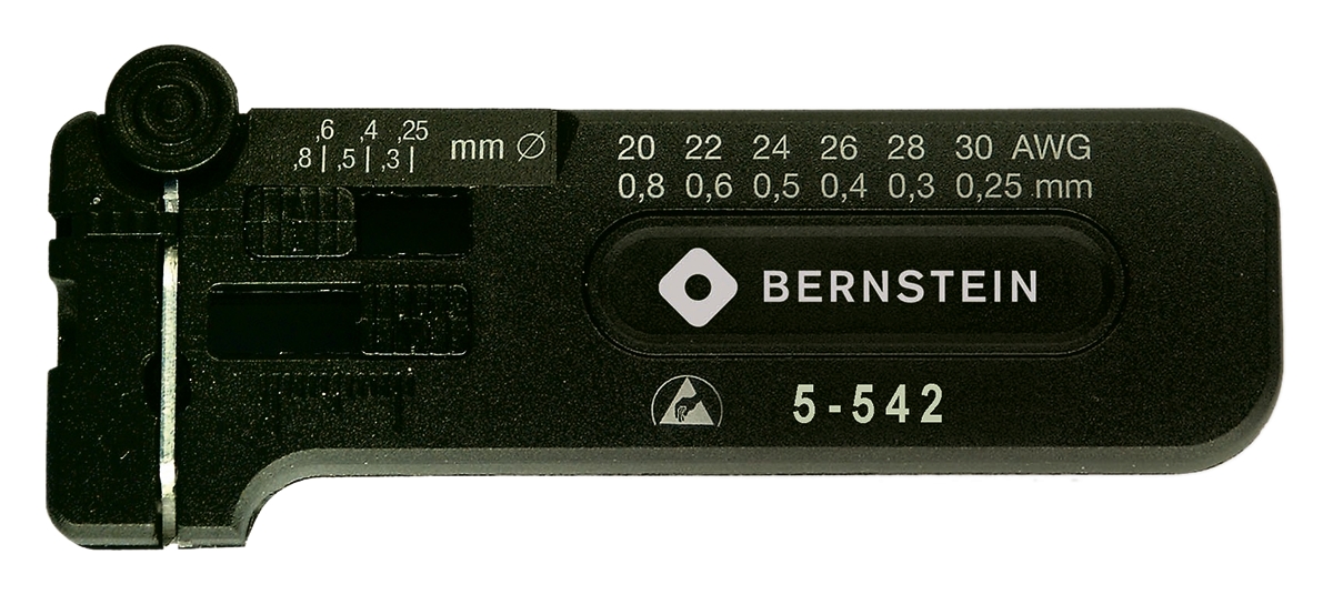 Bernstein Wire Stripper, 0.25mm Min, 0.8mm Max