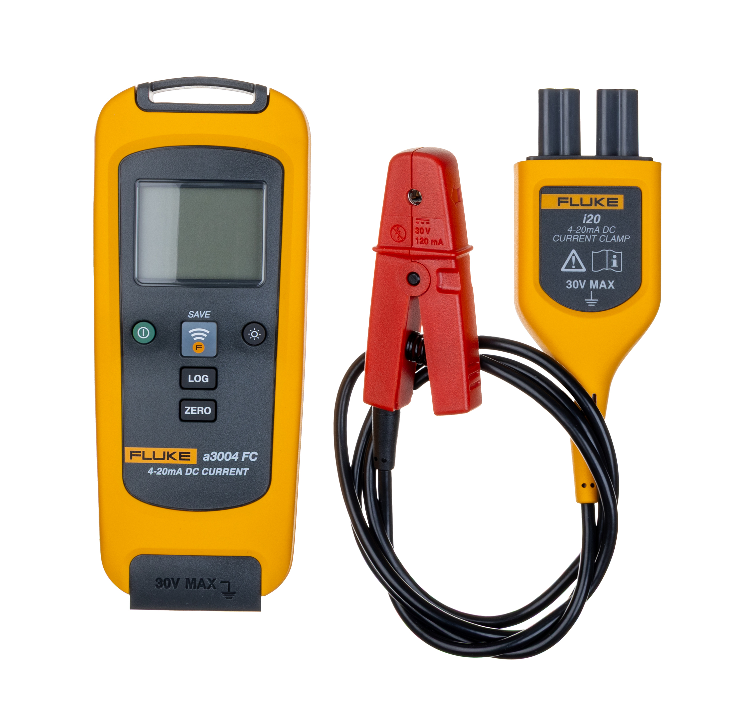 Fluke A3004FC Clamp Meter Wireless, 100mA dc
