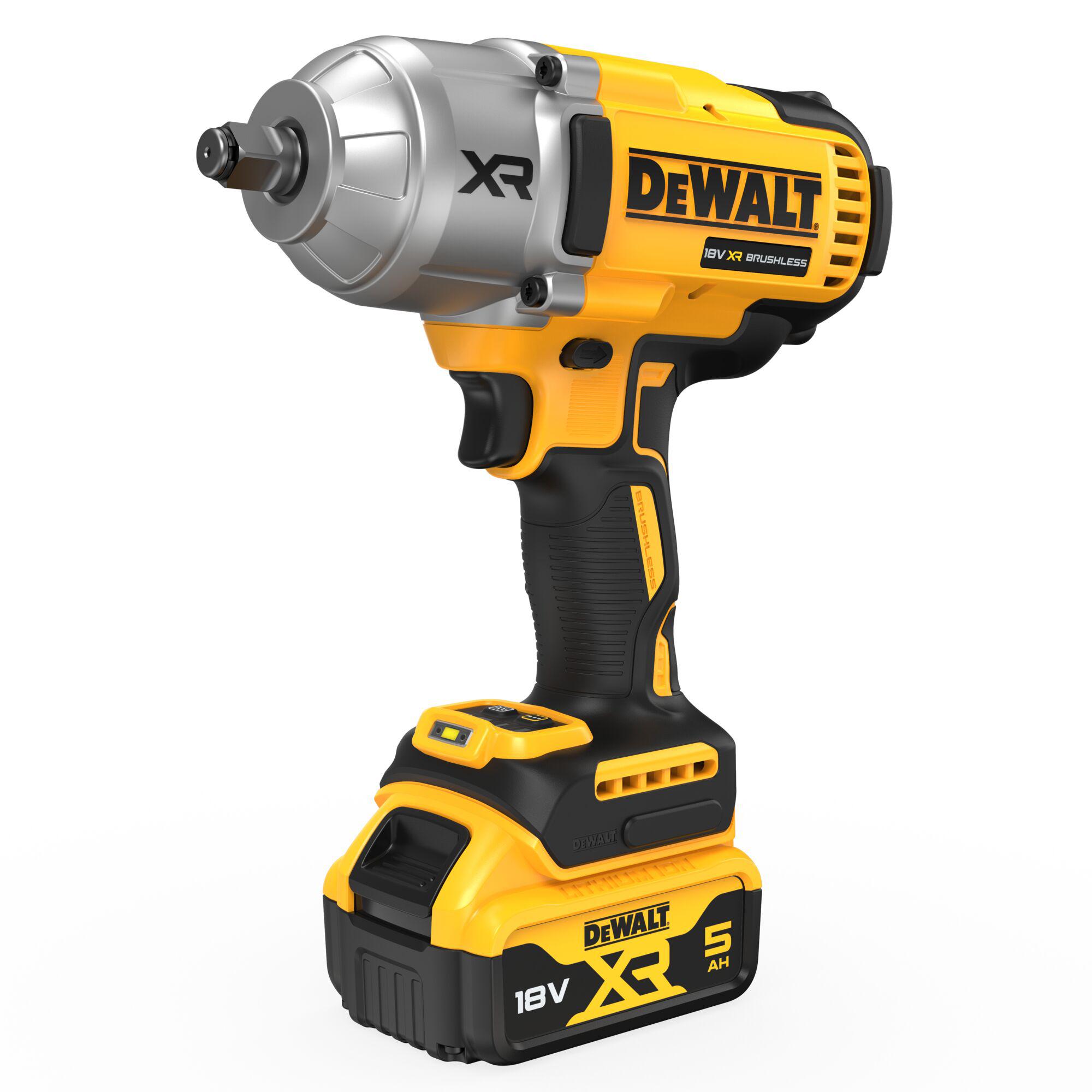 DeWALT 18V, 5Ah Impact Wrench, Euro Plug