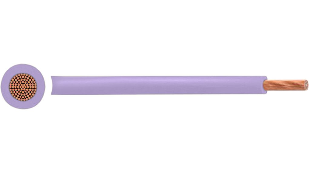 Tri Rated PVC 1.00mm HO5V2-K Violet 100m