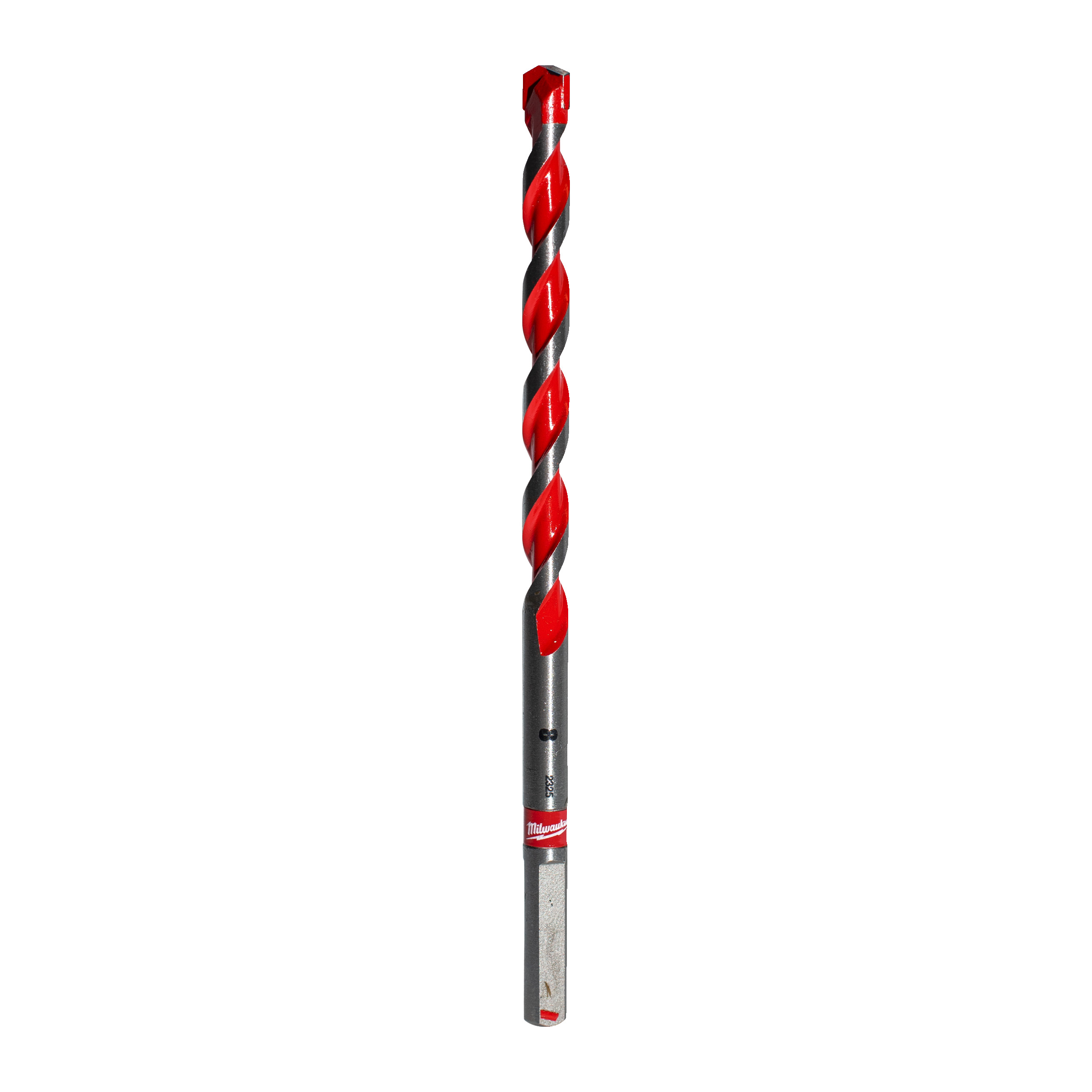 4932 Series Tungsten Carbide Tipped Masonry Drill Bit for Concrete, 8mm Diameter, 150 mm Overall