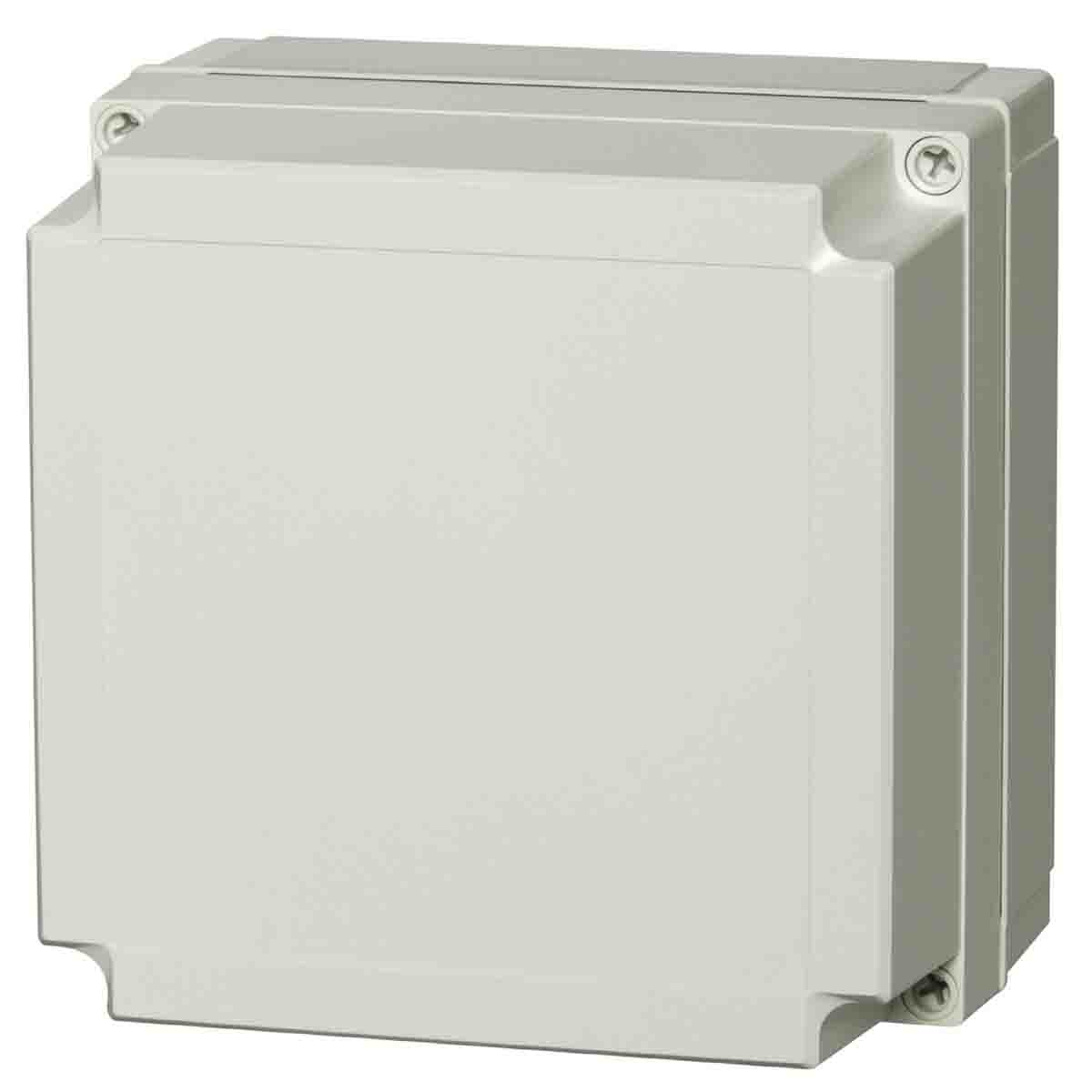 Fibox Grey Polycarbonate Enclosure, IP66, IP67, IK08, Grey Lid, 180 x 180 x 75mm
