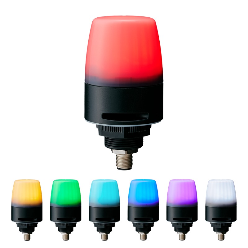Patlite NE Series Multicolour Multiple Effect Beacon, 24 V dc, Nut Mounted, LED Bulb, IP65