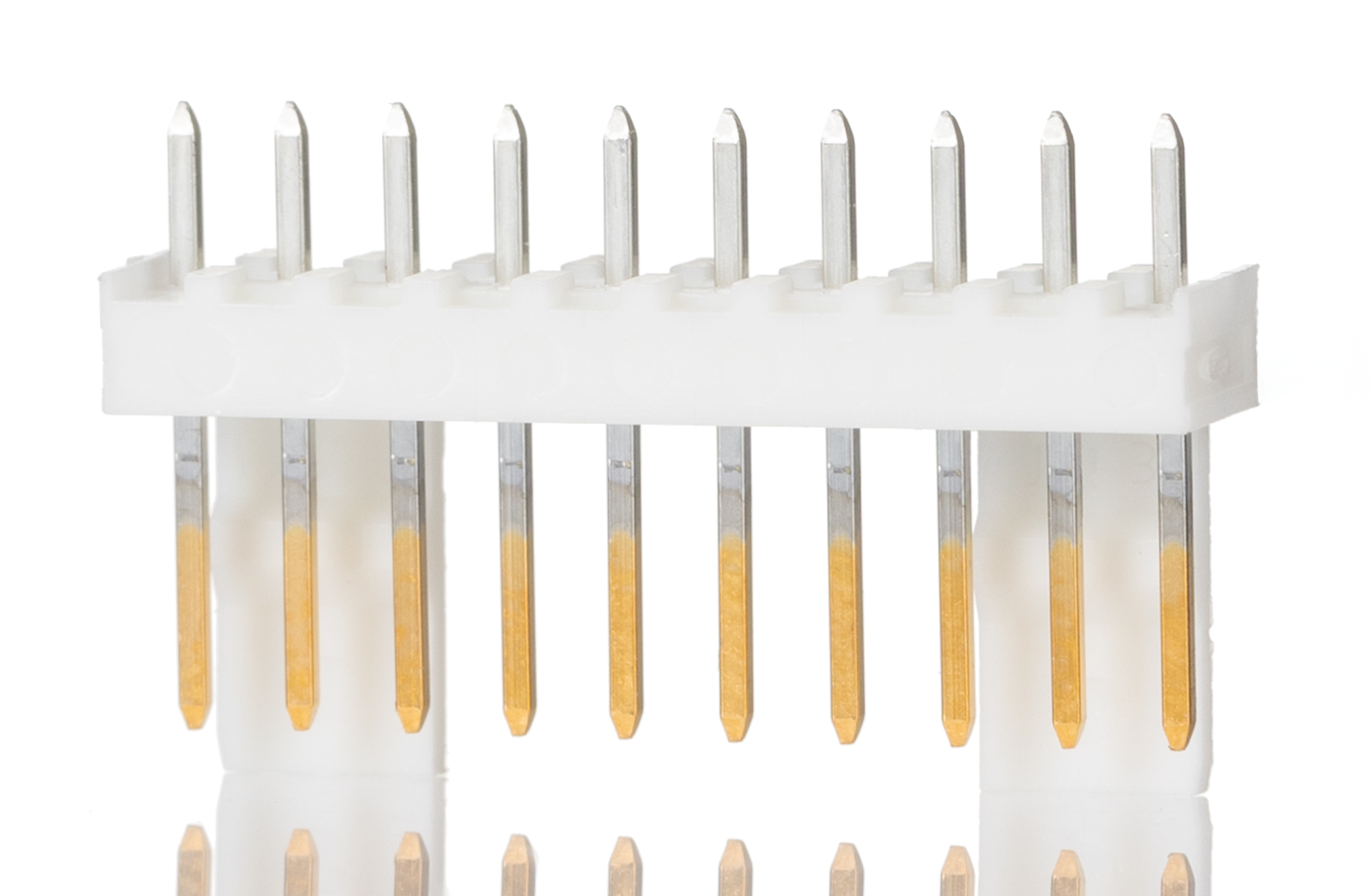 Molex KK 254 Series Straight Through Hole Pin Header, 10 Contact(s), 2.54 mm Pitch, 1 Row, Unshrouded