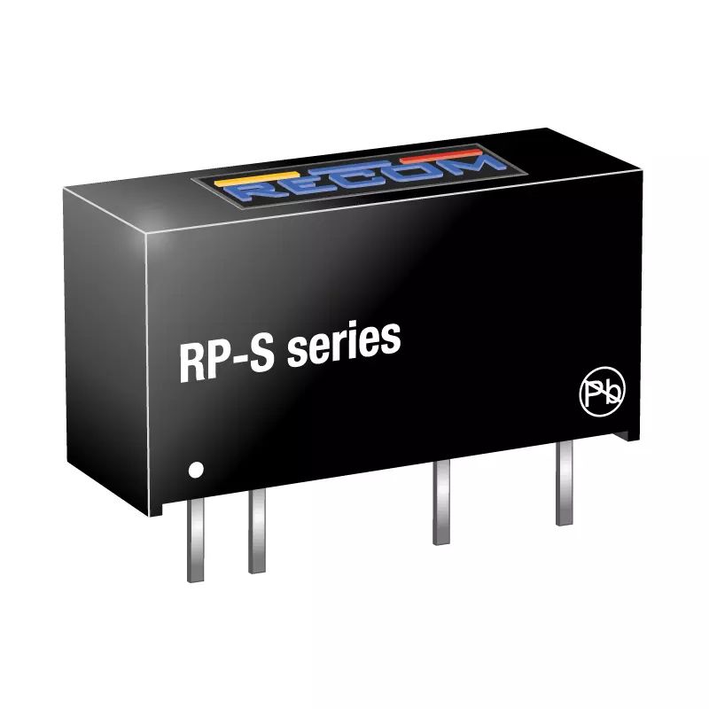 Recom RP DC-DC Converter, 9V dc/ 111mA Output, 4.5 → 5.5 V dc Input, 1W, Through Hole, +85°C Max Temp -40°C Min