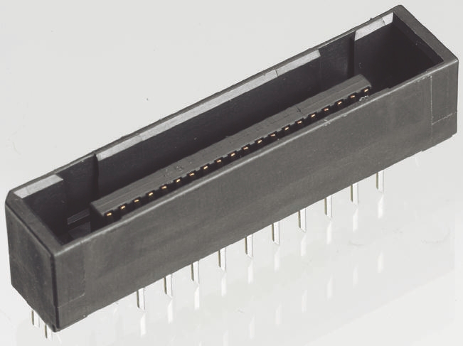 JAE TX25 Series Straight Through Hole PCB Header, 60 Contact(s), 1.27 mm Pitch, 2 Row, Shrouded