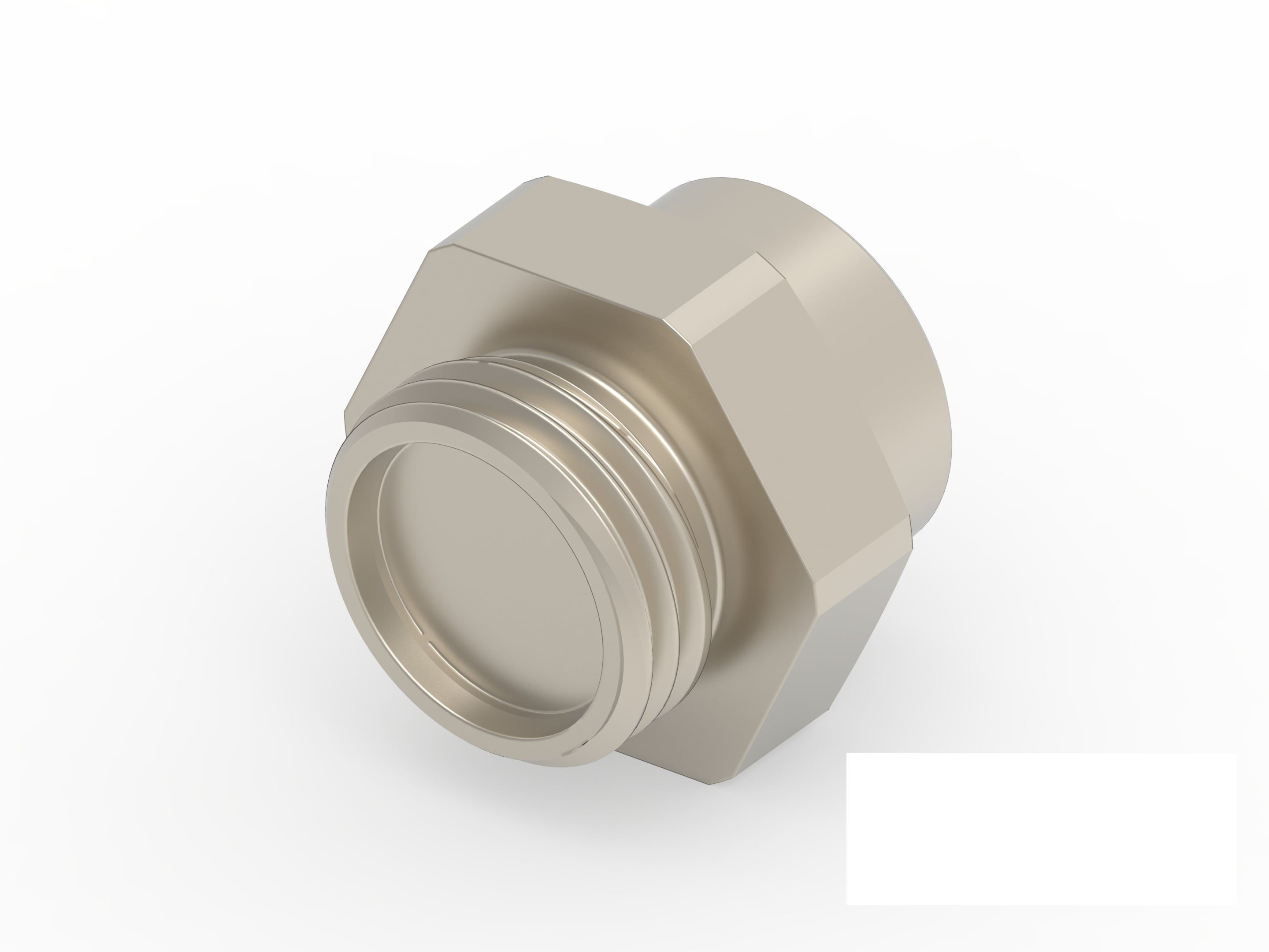 ERNI Tan Connector Hardware, Shell Size 9mm for use with M8 Connector
