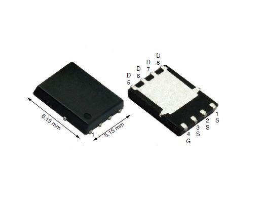 Vishay SiR Type N-Channel MOSFET, 59.5 A, 80 V, 8-Pin PowerPAK SO-8 SiR588DP-T1-RE3