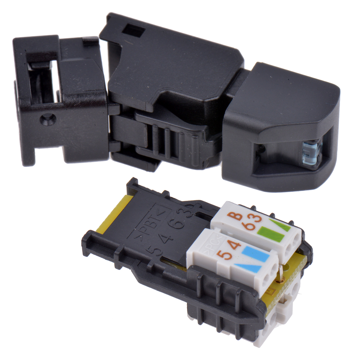 Telegartner UFP8 Series Male RJ45 Connector, Cable Mount, Cat6a Straight 8P8C -Way
