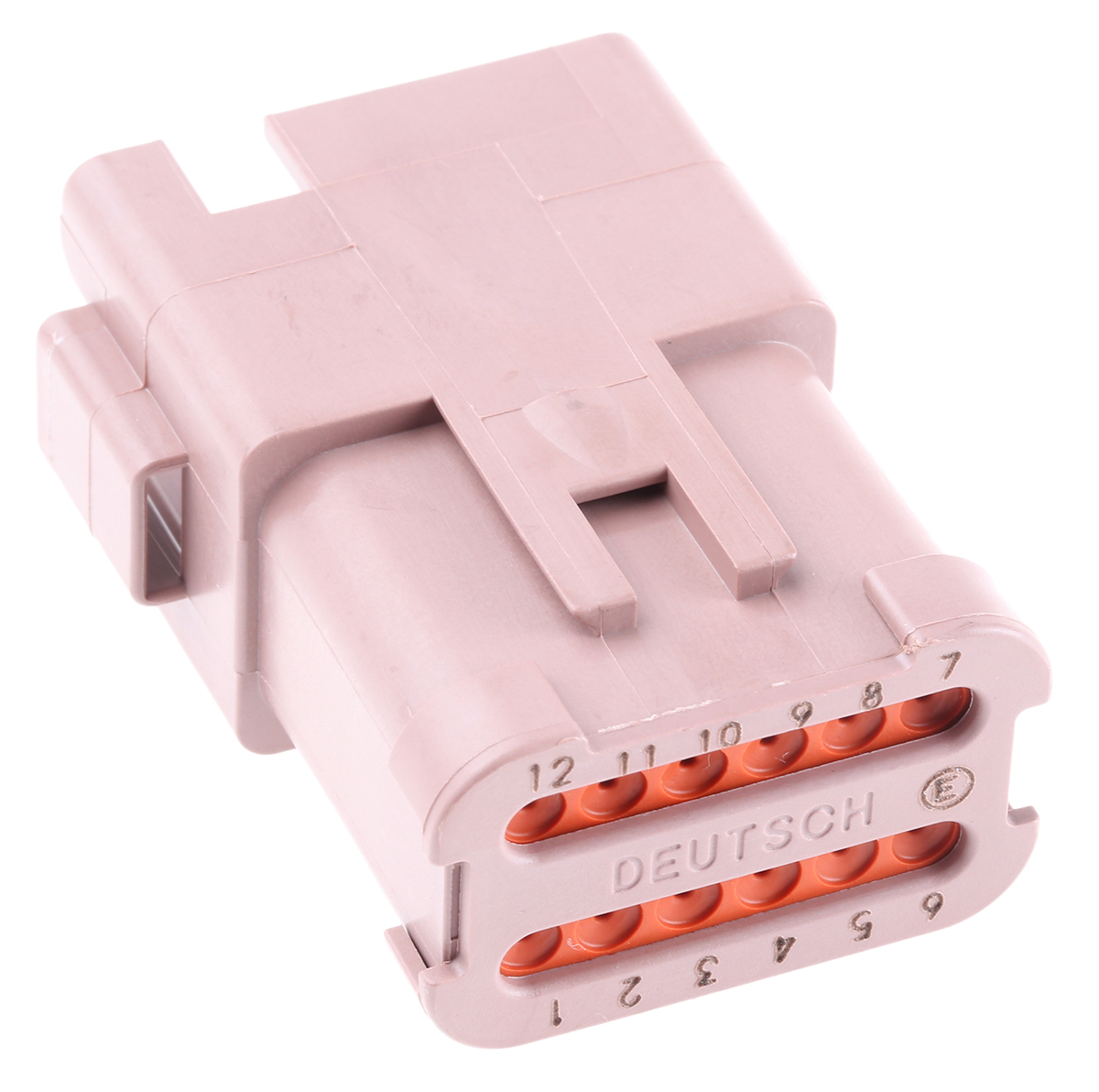 Deutsch, DT Automotive Connector Socket Brown 12 Way, Crimp Termination DT04-12PD-CE07
