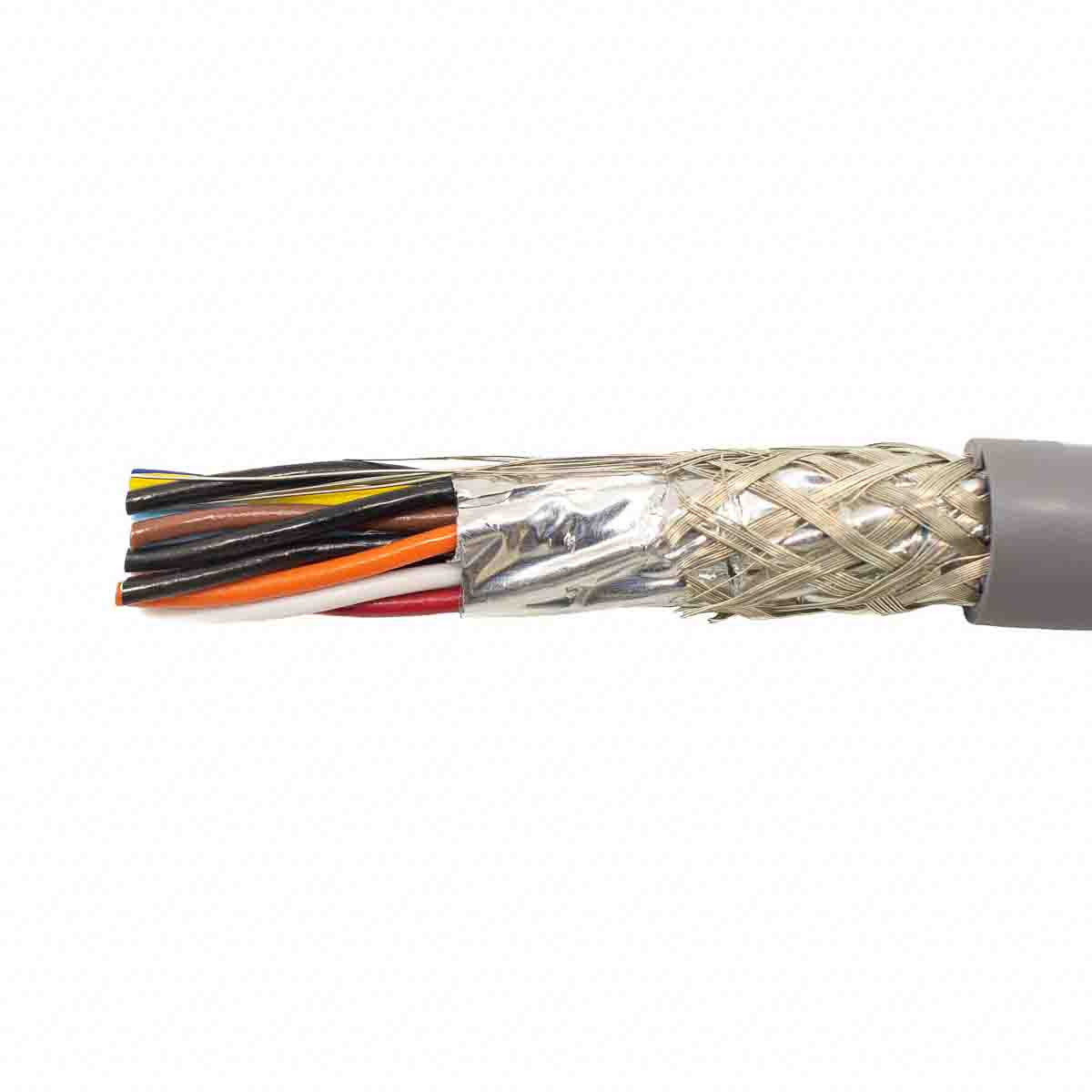 Alpha Wire Alpha Essentials Communication & Control Series Data Cable, 8 Pairs, 16 Cores, 0.33 mm², Screened, 22 AWG,