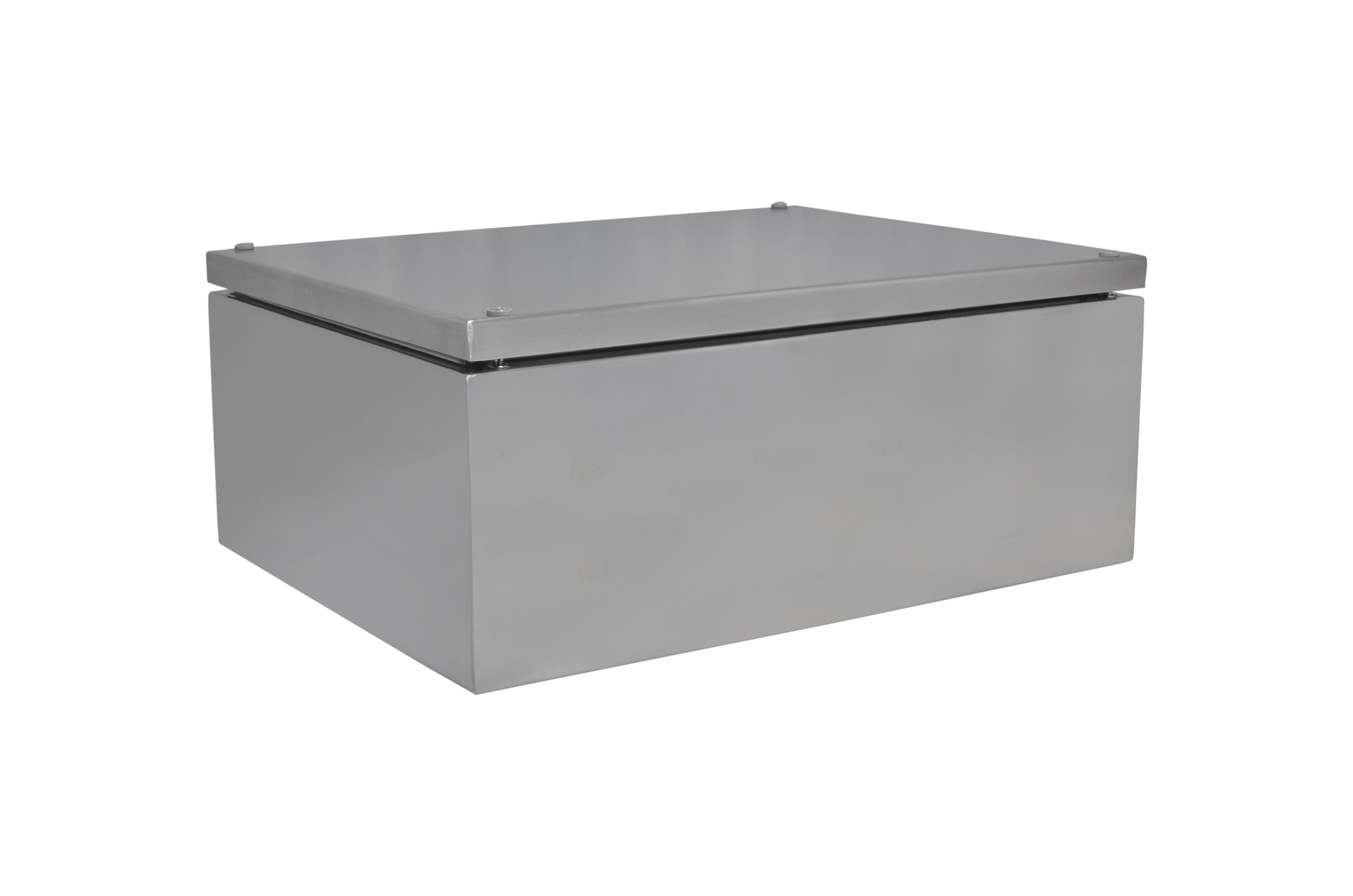 RS PRO 304 Stainless Steel Enclosure, IP66, 400 mm x 300 mm x 161mm