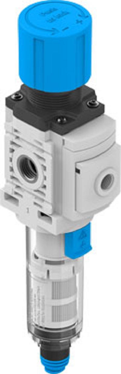 Festo MS Polycarbonate Filter Regulator, 5μm, G 1/4, Automatic, 1 → 10 bar, 8098263