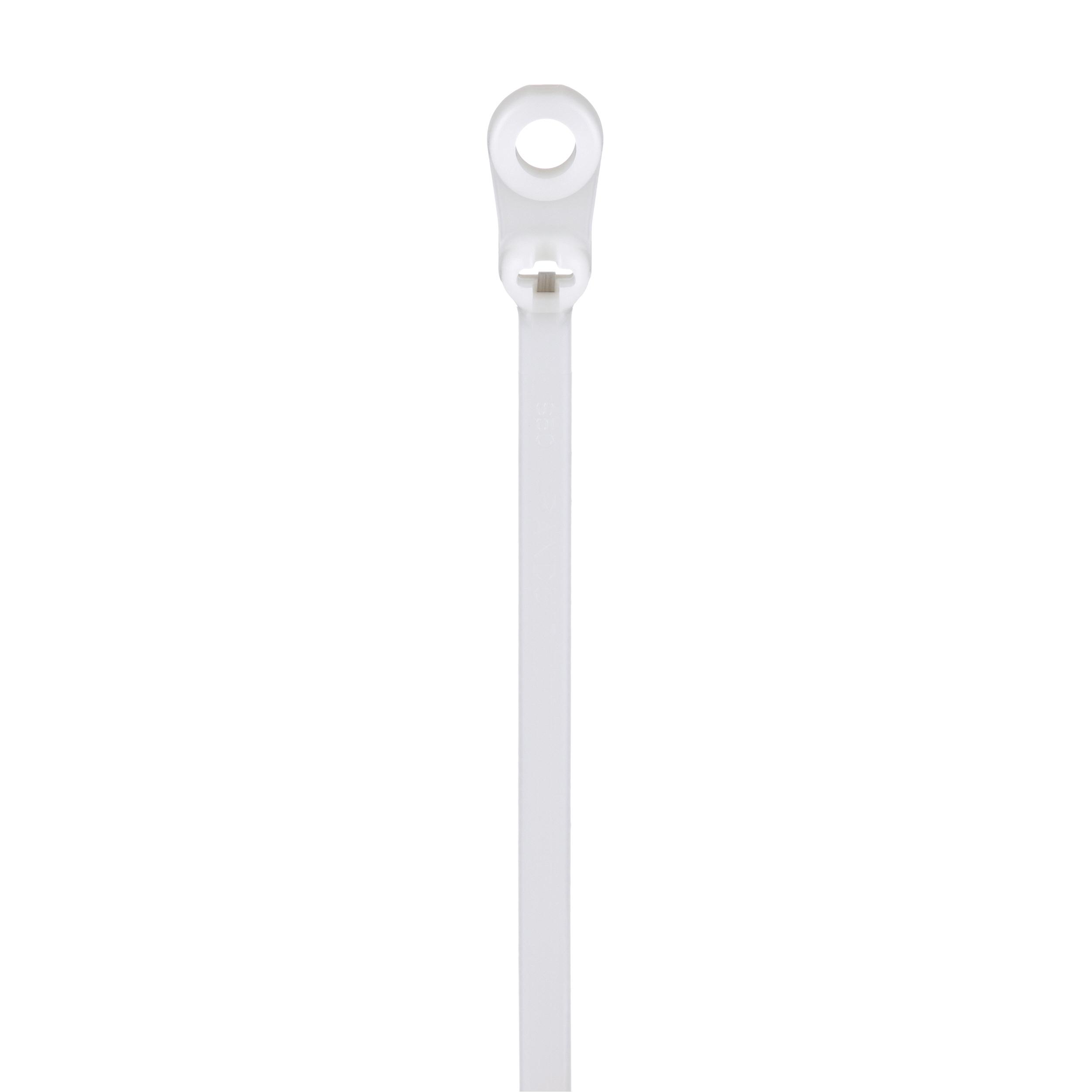 Panduit Cable Ties, 216mm x 4.7 mm, White Nylon, Pk-100