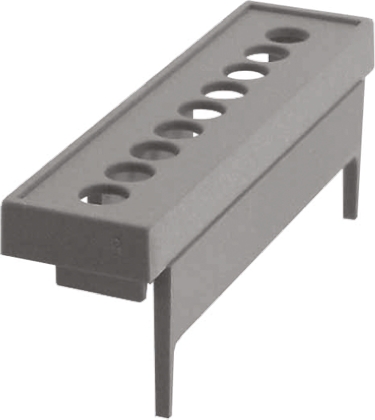 CAMDENBOSS Polycarbonate Terminal Cover, 20mm H, 14mm W, 36mm L for Use with CNMB DIN Rail Enclosure