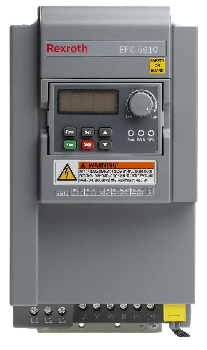 Bosch Rexroth Inverter Drive, 5.5 kW, 3 Phase, 380 V ac, 12.7 A, EFC 5610 Series