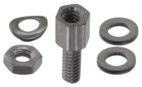 TE Connectivity, V42254 Series Female Screw Lock For Use With D-Sub Connector