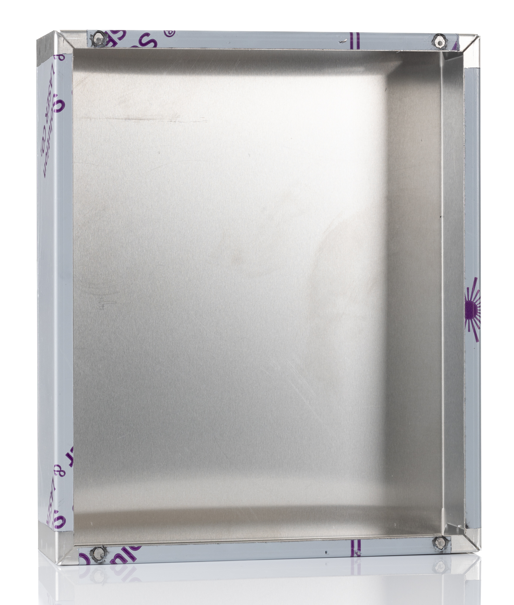 Hammond 1444 Series Natural Aluminium Enclosure, Natural Lid, 305 x 254 x 76mm