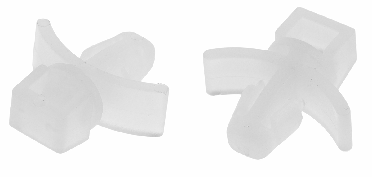 RS PRO Natural Cable Tie Mount 6.5 mm x 15mm, 3.8mm Max. Cable Tie Width