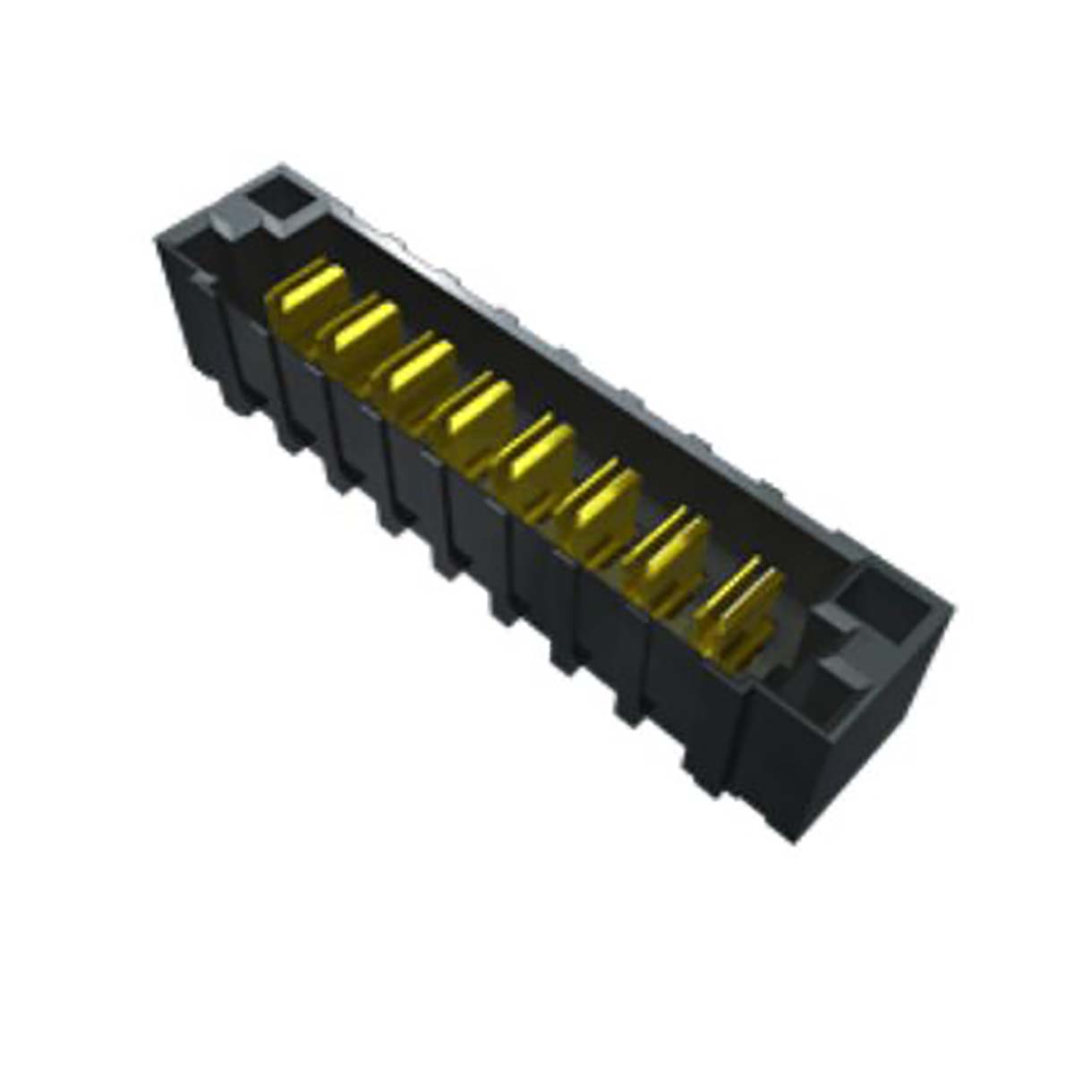 Samtec PET Series Straight Through Hole PCB Header, 8 Contact(s), 6.35 mm Pitch, 1 Row, Shrouded