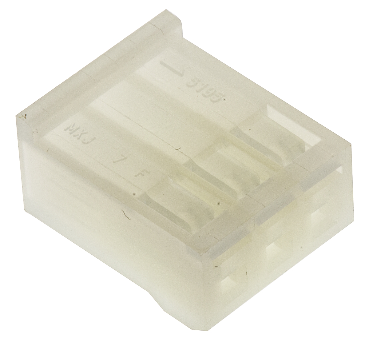 Molex, SPOX Female Connector Housing, 3.96mm Pitch, 3 Way, 1 Row