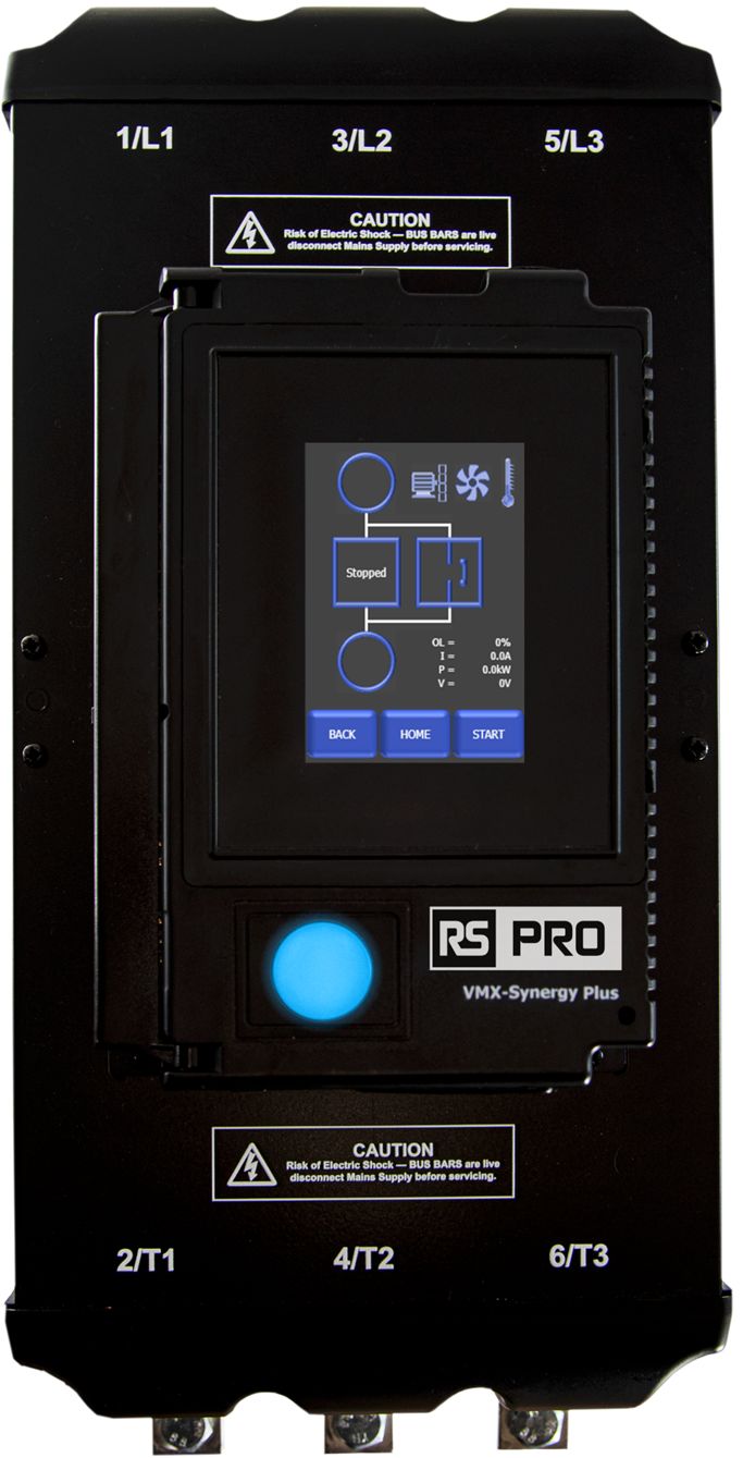 RS PRO Soft Starter, , 200 kW, 200 → 600 V, 3 Phase