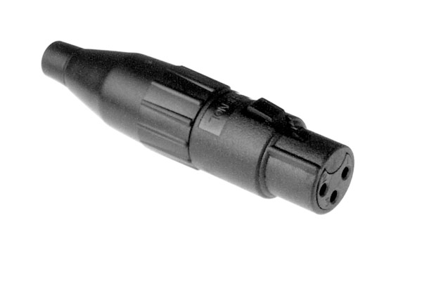 Amphenol Industrial Cable Mount XLR Connector, Female, IP40, 133 V, 3 Way, Silver Plating