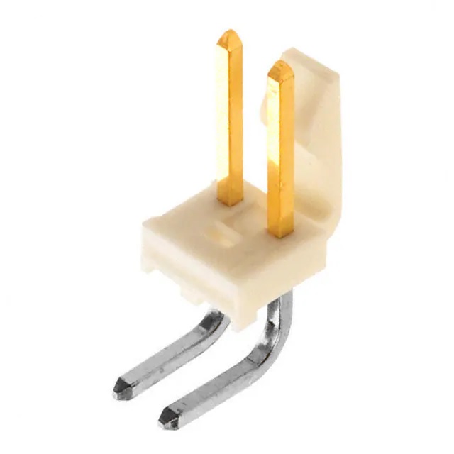 Molex KK 396 Series Right Angle Through Hole Pin Header, 2 Contact(s), 3.96 mm Pitch, 1 Row, Unshrouded