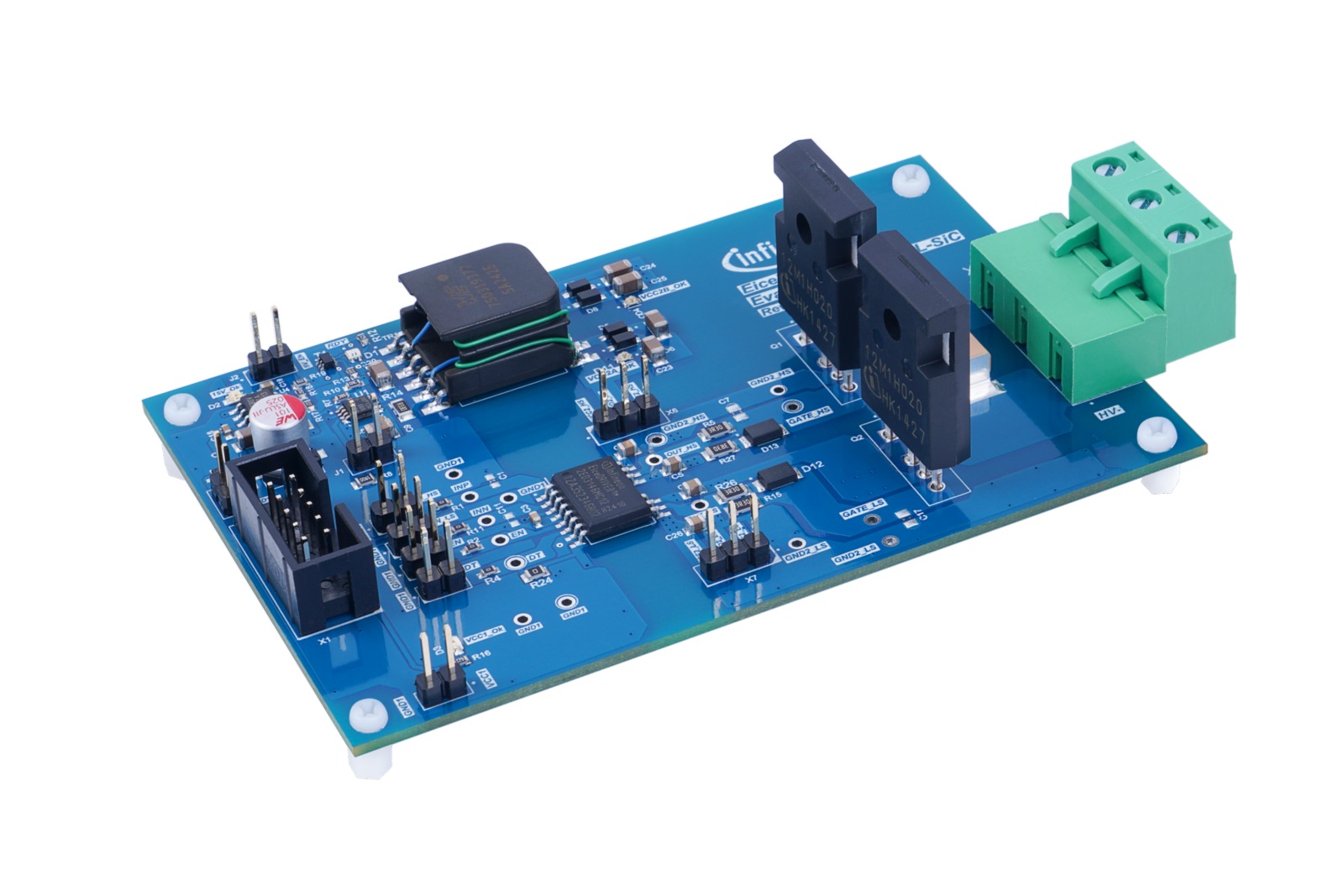 Infineon Evaluation Board Evaluation Board for Two Infineon IMZA120R020M1H CoolSiC 1200 V SiC Trench MOSFETs for