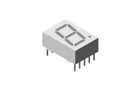 TDSR1360-IK Vishay 7-Segment LED Display, Red