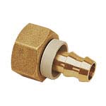 Legris Brass Female Pneumatic Quick Connect Coupling, 19mm Hose Barb