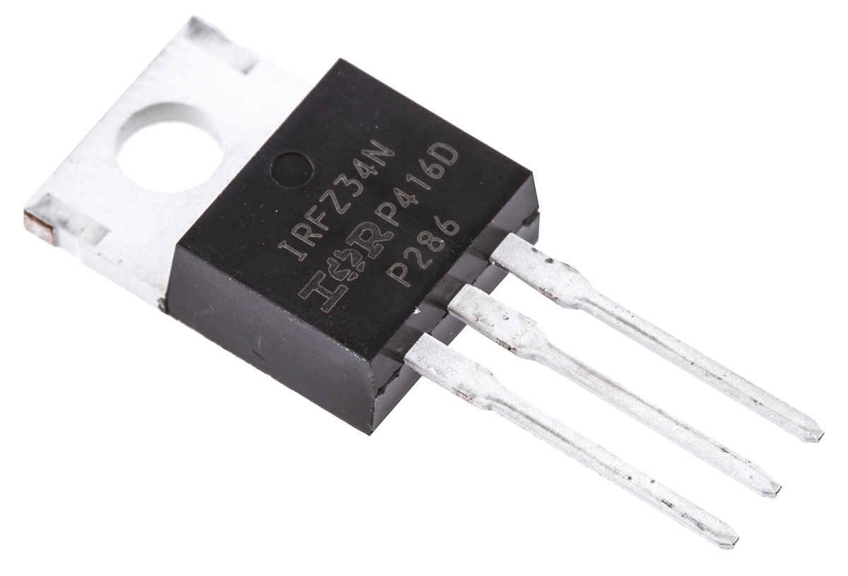 Infineon HEXFET Type N-Channel MOSFET, 29 A, 55 V Enhancement, 3-Pin TO-220 IRFZ34NPBF