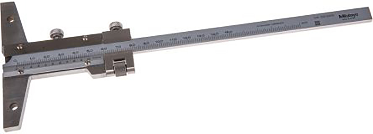Mitutoyo 527-101 150mm Metric Depth Gauge, Stainless Steel, 280g, With UKAS Calibration