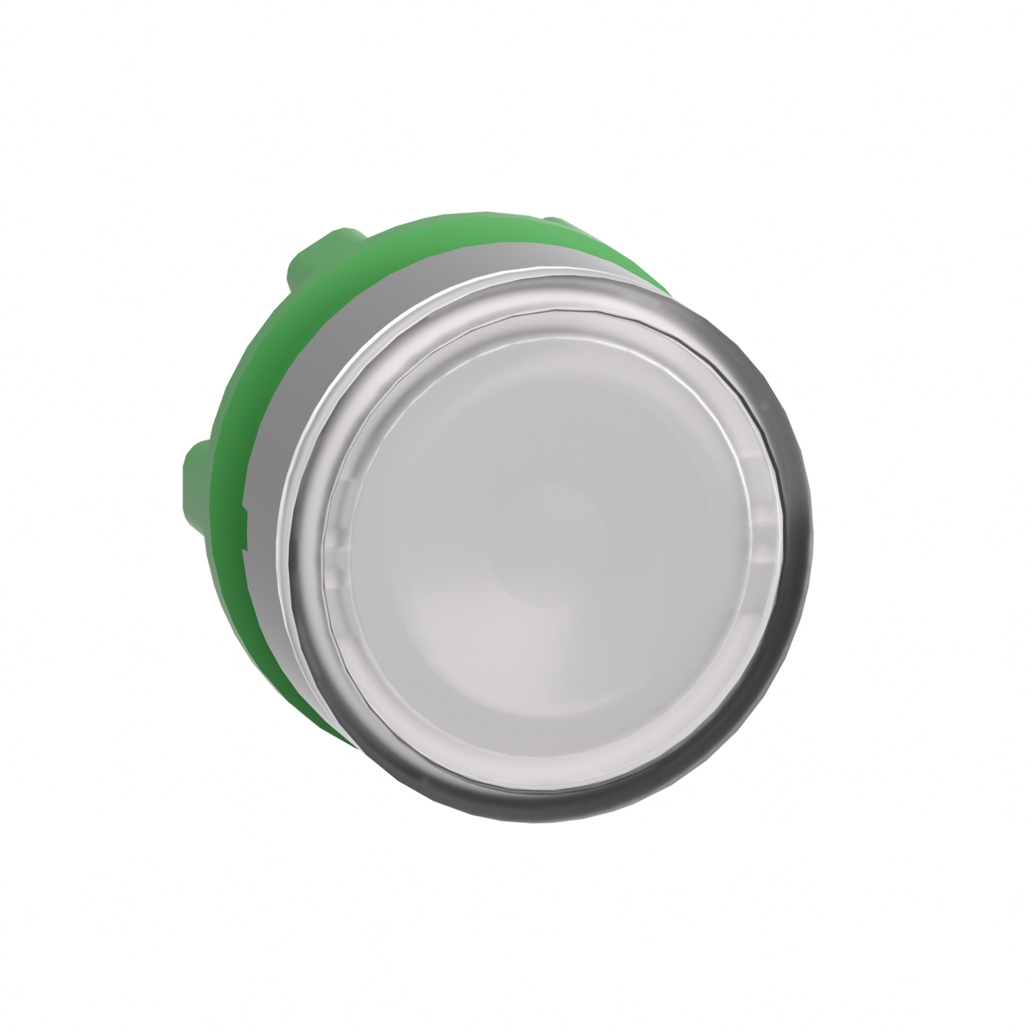 Schneider Electric Harmony XB5 Series White Illuminated Spring Return Push Button Head, 22mm Cutout, IP66, IP67