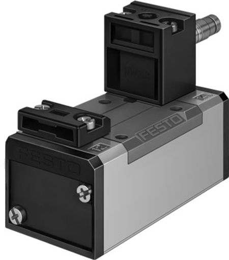 Festo 5/2 Monostable Pneumatic Solenoid/Pilot-Operated Control Valve - Electrical MN1H Series, 159712